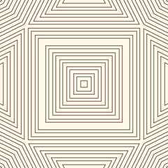 Outline ethnic and tribal abstract background. Seamless pattern with geometric ornament.