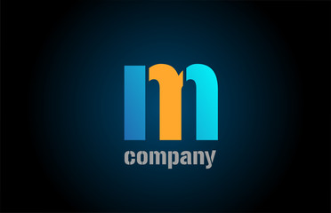 letter m alphabet icon logo shape for business company design