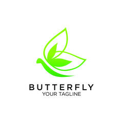 Obraz premium natural butterfly with leaf wings for spa cosmetic product design