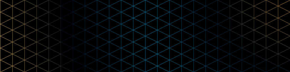 Fototapeta premium Color Abstract trianglify Generative Art background illustration