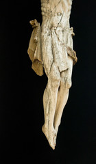 Old traditional wooden crucifix.