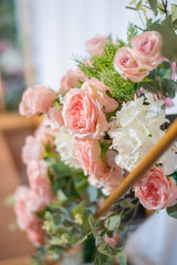 Beautiful  wedding flower background.