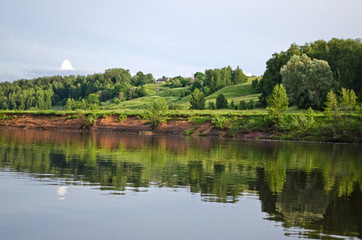 Fototapeta na wymiar Klyazma River
