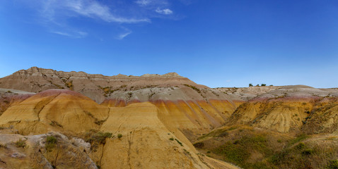 Bands of Color in Badlands National Park