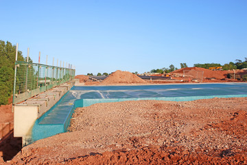 Fototapeta premium Road bridge under construction