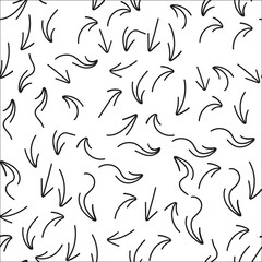 Collection of handdraw vector arrow. Set of highqulity doodle icon set. Black sketch arrows on white background.