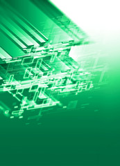 3d futuristic green background design suitable for any kind of graphic job