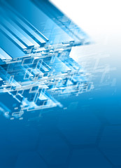 high-tech_background usable for any kind of graphic job