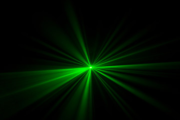 Colourful laser light beams taken in the dark room - obrazy, fototapety, plakaty