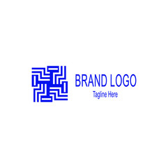 abstract geometric business logo