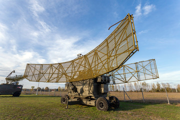 Old russian air defence radar
