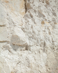 Chalk mining. Chalk hills. Chalk surface.