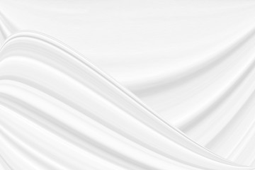 Abstract grey white waves and lines pattern.  Futuristic template background. 