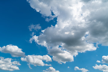 blue sky with clouds