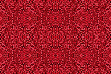 Colored African fabric with rounded shapes  