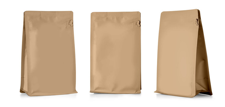 Brown Bag Isolated On White