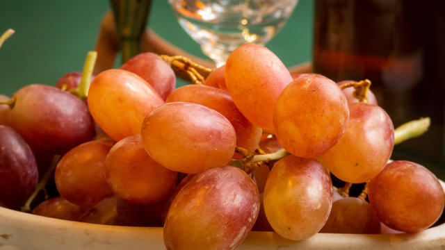 Weintrauben focusiert