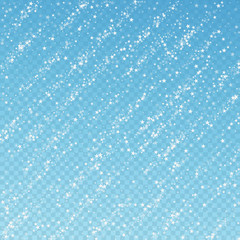 Amazing falling stars Christmas background. Subtle