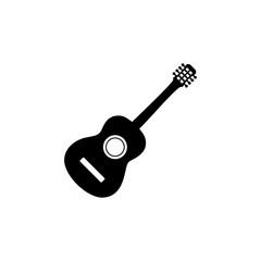 music instrument guitar and keyboard icon vector design symbol