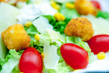 fresh vegetables on a plate