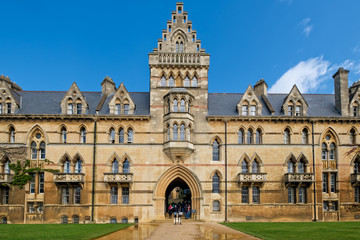 Fototapeta na wymiar The Christ Church College at the University of Oxford