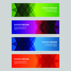 Vector Abstract design banner web template