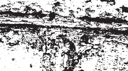 Black and white vintage grunge futuristic background. Suitable to create unique overlay textures with the effect of scratching, breaking, antiquity and old materials.