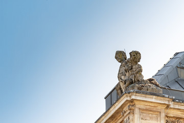 Details of the ancient buildings at the Grand Place (Brussels)