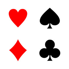 playing card icon vector design symbol of casino