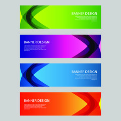 Fototapeta premium Vector Abstract design banner web template