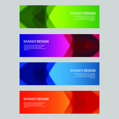 Vector Abstract design banner web template