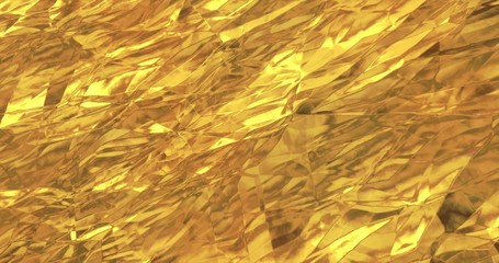 Golden foil background. Gold texture 3D rendering image 3D rendering