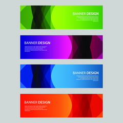 Vector Abstract design banner web template