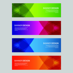 Vector Abstract design banner web template