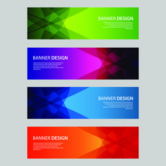 Vector Abstract design banner web template