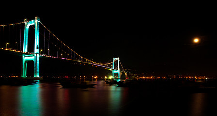 DA NANG bridge at night