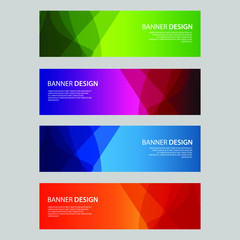 Vector Abstract design banner web template