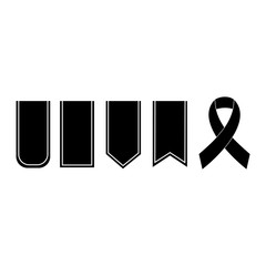 ribbon icon vector design symbol