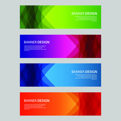 Fototapeta premium Vector Abstract design banner web template