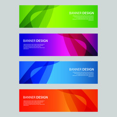 Vector Abstract design banner web template