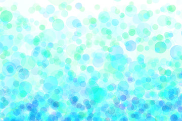 青、ボケ、グラデーション、背景