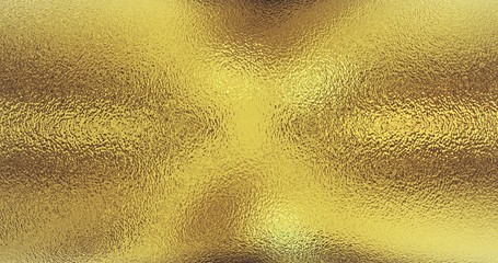 gold foil texture background 3D rendering