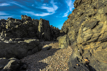 rocas cielo naturaleza barrancos montaña