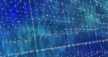 Background Abstract Dynamic Plexus Futuristic Technology. 3D rendering