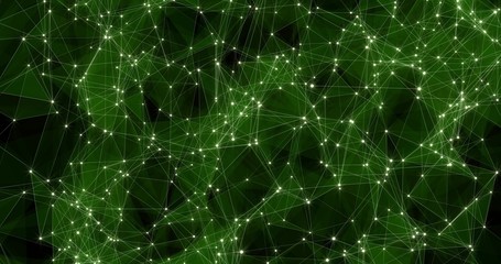 Background Abstract Dynamic Plexus Futuristic Technology. 3D rendering