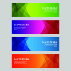 Vector Abstract design banner web template