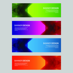 Vector Abstract design banner web template