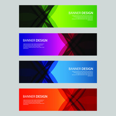Vector Abstract design banner web template