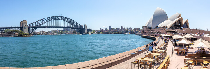 Naklejka premium Sydney Harbor Panorama