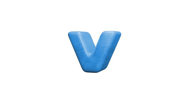 letra v